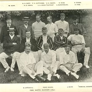 Nottinghamshire Cricket Team 1898