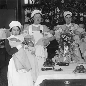 Nurses and babies, Royal Victoria Hospital, Bournemouth