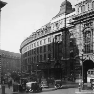 1947 Print of Oddeninos Restaurant, Regent Street London