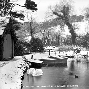 Old Belfast Waterworks, Lennoxvale in Snow Time