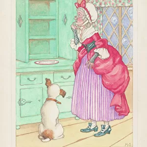 Old Mother Hubbard rhyme and picture