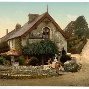 Old Post Office Print, Lee (Devon), England, circa 1890-1900 Old Post Office Print, Lee (Devon), England, circa 1890-1900
