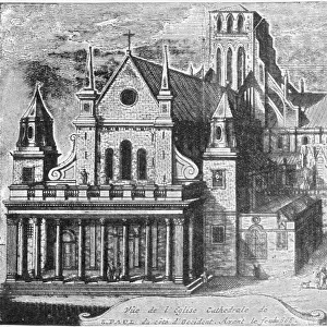 Old St. Pauls Cathedral, London, 17th century
