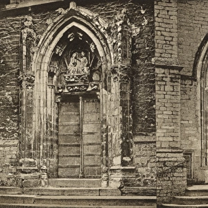 Ornate doors, Church of St Martin, Hal (Halle), Belgium