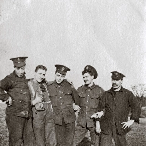OTC cadets and men at camp, Barn Hill, Chingford, WW1