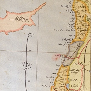 Ottoman Map of Lebanon