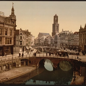 The Oude Gracht Bakkerbrug, Utrecht, Holland