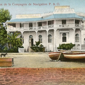 P. & O. Steam Navigation Company Office in Suez, Egypt