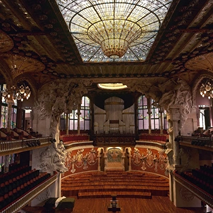 Palace of Catalan Music. Barcelona. Spain