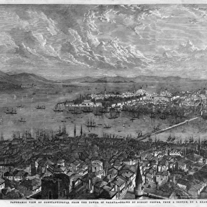 Panoramic View of Constantinople 1853