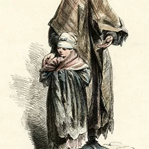 Paris beggar 1850