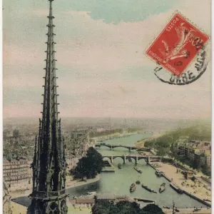 Paris Print: Notre-Dame and Ile Saint-Louis Paris Print: Notre-Dame and Ile Saint-Louis