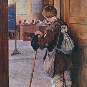 Peasant boy at the Door of the School