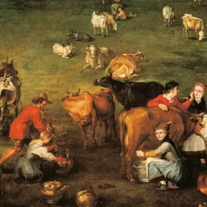 The Peasant Life Print by Jan Bruegel the Elder