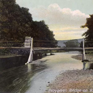 Pennygreen Bridge on the River Severn at Llanidloes