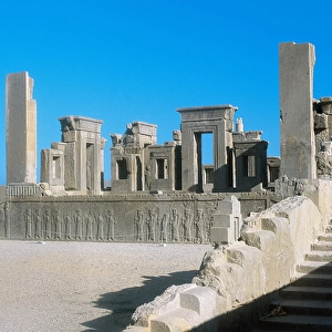 Persepolis (Takht-e-Jamshid). Apadana Palace. Ruins. First