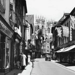 Petergate Print, York Festival Scene Petergate Print, York Festival Scene