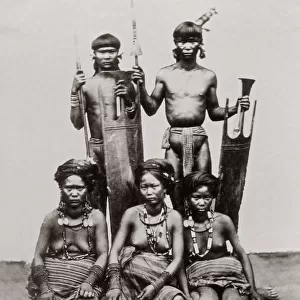 Philippines - Gaddang or Gaddane tribe with weapons