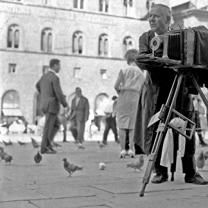 Photographer in Florence, Italy