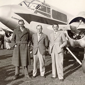 Pictured alongside an Armstrong Whitworth AW52