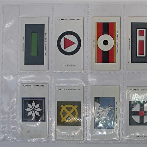 Players Cigarette cards - Army Corps and Divisional Signs