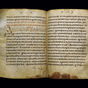 Pope Gregory I (540-604). Manuscript on parchment. Text Greg