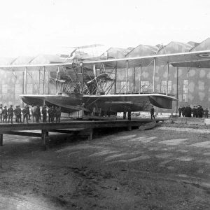 Porte / Felixstowe Baby with a Bristol Scout on the upper wing