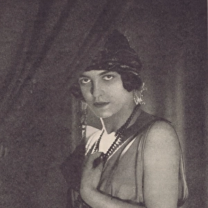 Portrait of the dancer Dacia, London, 1921