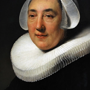 Portrait of Haesje Jacobsdr van Cleyburg, 1634, by Rembrandt