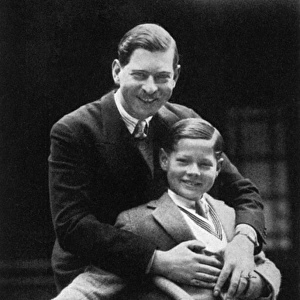 Portrait of King and Crown Prince of Romania, 1931