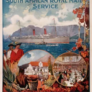 Union Castle Mail Steamship Company Print Advertisement Union Castle Mail Steamship Company Print Advertisement