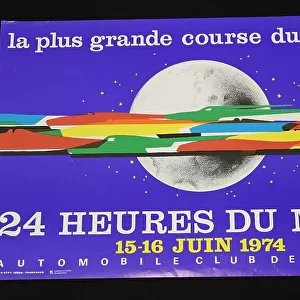 Poster, Jacquelin Le Mans 24 hour race