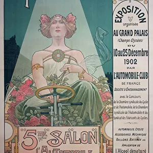 Poster, Motor Show, Automobile Club of France