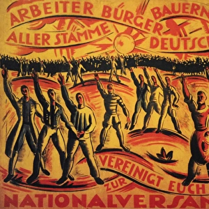 Poster for the National Assembly elections, 1919