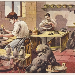 Potters at Work C19