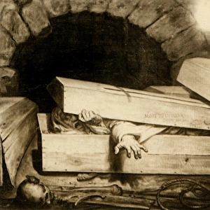 Premature burial (L Inhumation pr飩pit饩by Antoine Wiertz