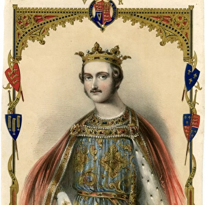 Prince Albert dressed as King Edward III