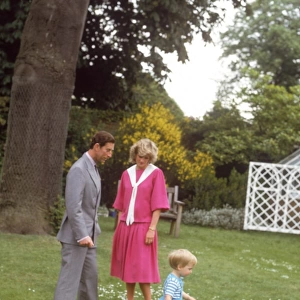Prince Charles, Princess Diana and Prince William