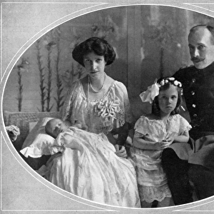 Prince Wilhelm (William) of Wied and family