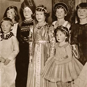 Princess Elizabeth and Princess Margaret - Fancy Dress Dance
