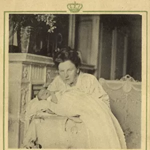 Princess Juliana of Holland as a baby, with Queen Wilhelmina