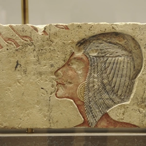 Princess Meritaten. Relief. Amarna Period. Egypt