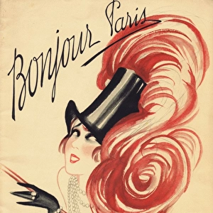 Programme cover for Bonjour Paris at the Casino de Paris, Pa