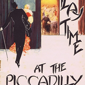 Programme cover for Playtime at the Piccadilly