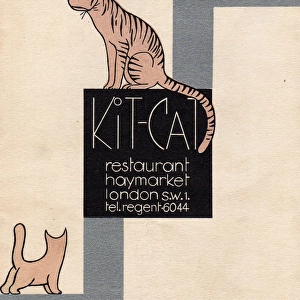 Programme for the Kit Cat Restaurant