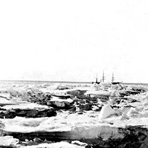 PRS Discovery in the pack ice, Antarctica, 1902