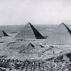 The Pyramids at Giza, Cairo, Egypt