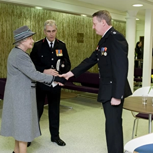 Queen Elizabeth II opening the new LFB Headquarters