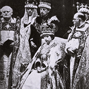 Queen Elizabeth IIs coronation at Westminster Abbey