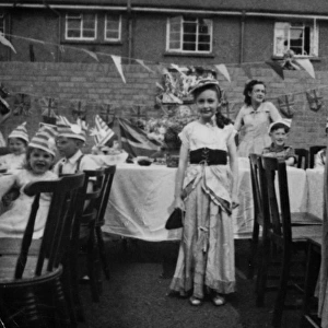 Queens Coronation party June 1953